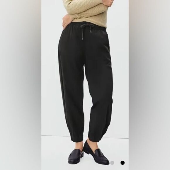 EVERLANE Black Jogger Organic Cotton The Easy Jogger Pants - Picture 1 of 11